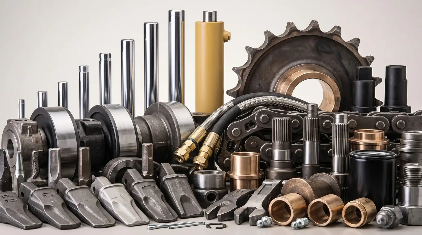 Heavy Earth Mover Spare Parts supplied by Mustafa Traders, Dubai